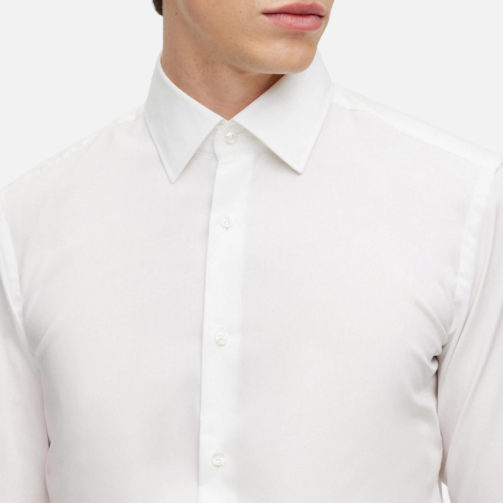 Hugo Boss H-HANK-kent-C1-214 Cotton-Blend Shirt - 38 /S